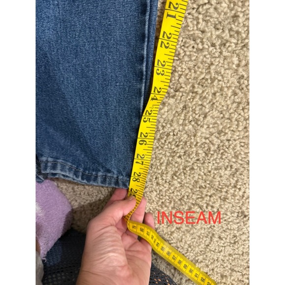 Wrangler Carpenter Jeans Mens Size 34x30 Denim Utility Work Pants Blue - Picture 8 of 12